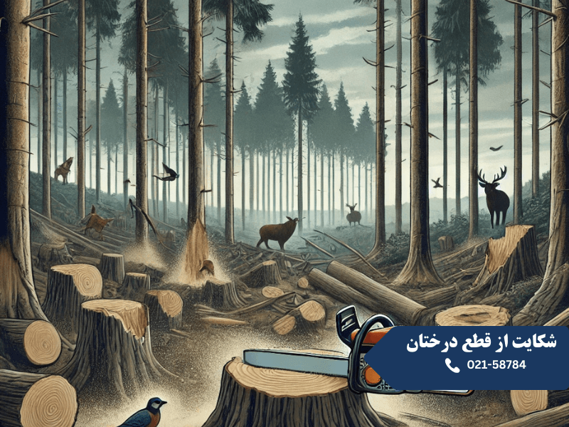 شکایت از قطع درختان