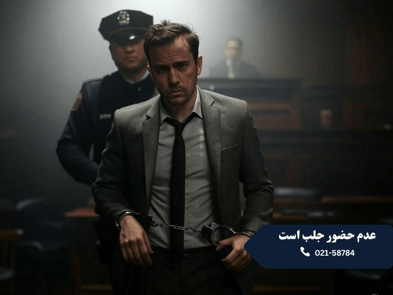 عدم حضور جلب است