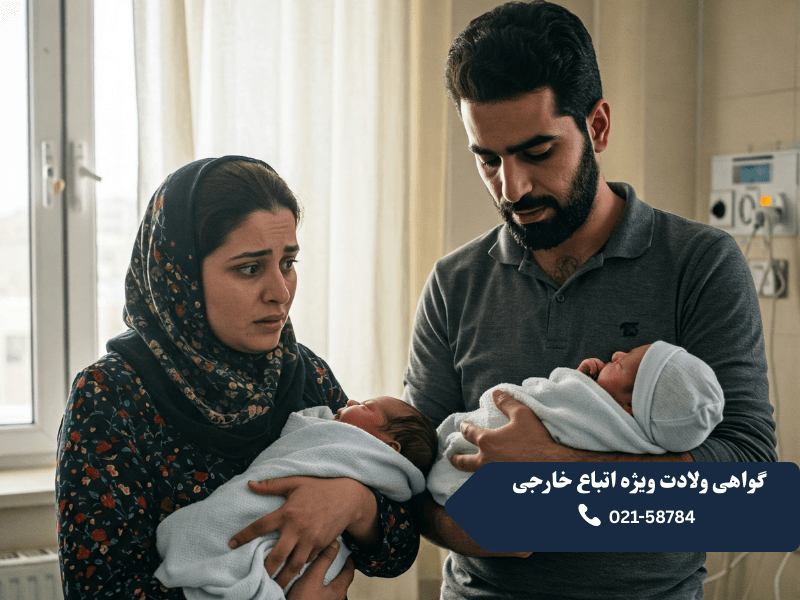 گواهی ولادت ویژه اتباع خارجی